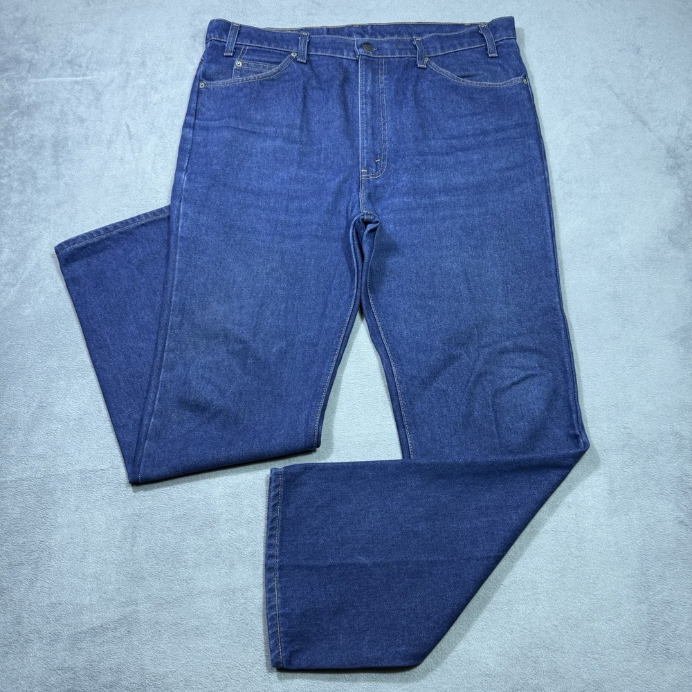 VINTAGE Levis Jeans Mens 40x32 Orange Tab 80s 516 Bootcut Made in USA Cowboy